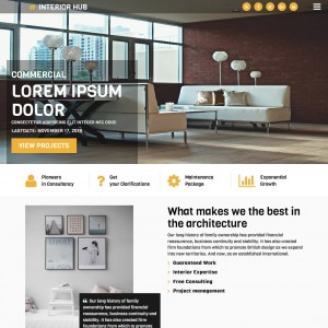 Interior decorating template home page