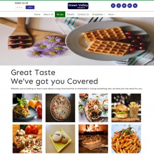 Best recipes listing page html design