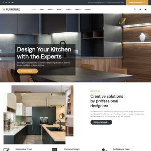 Furniture website template home page html
