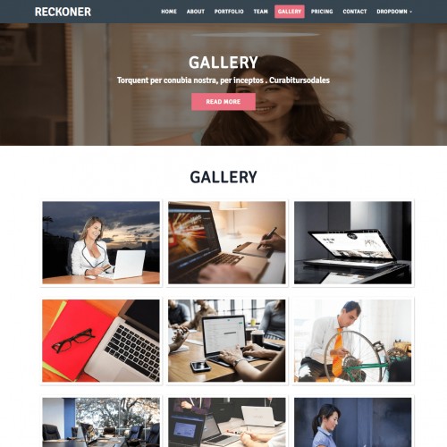 HTML Hosting Gallery Page
