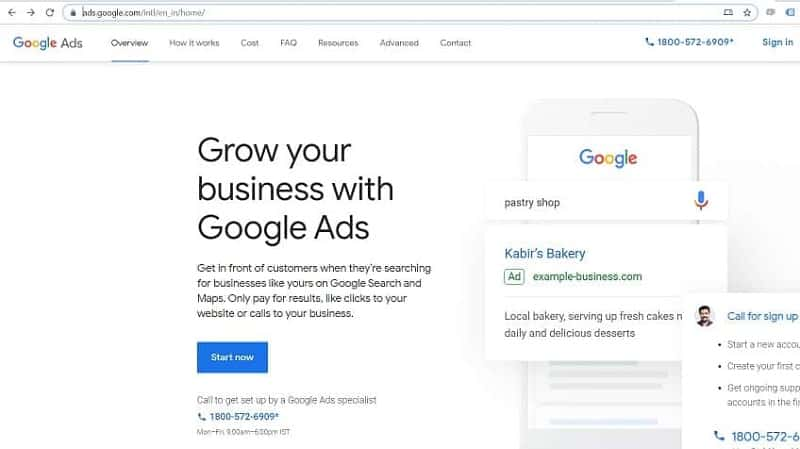 Google adwards keyword planner signup