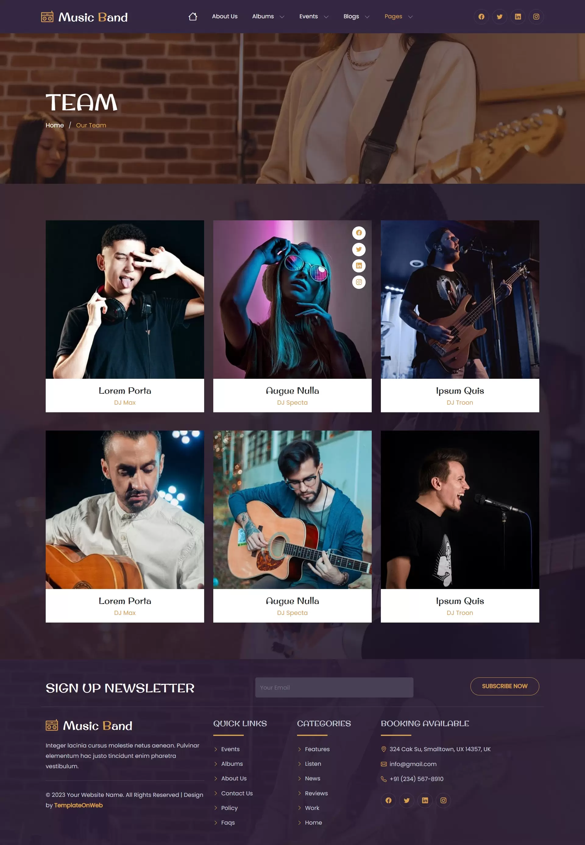 Team member setting up DJ booth before concert