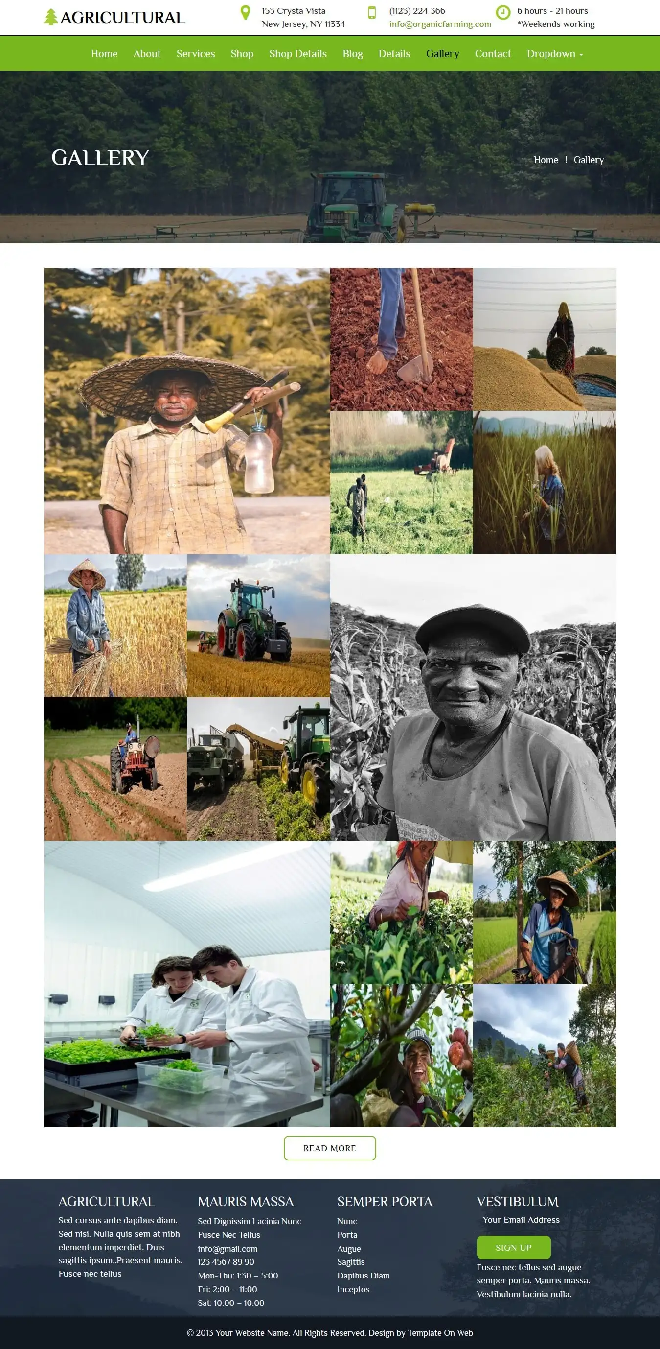 Cultivating the soil, growing crops products gallery