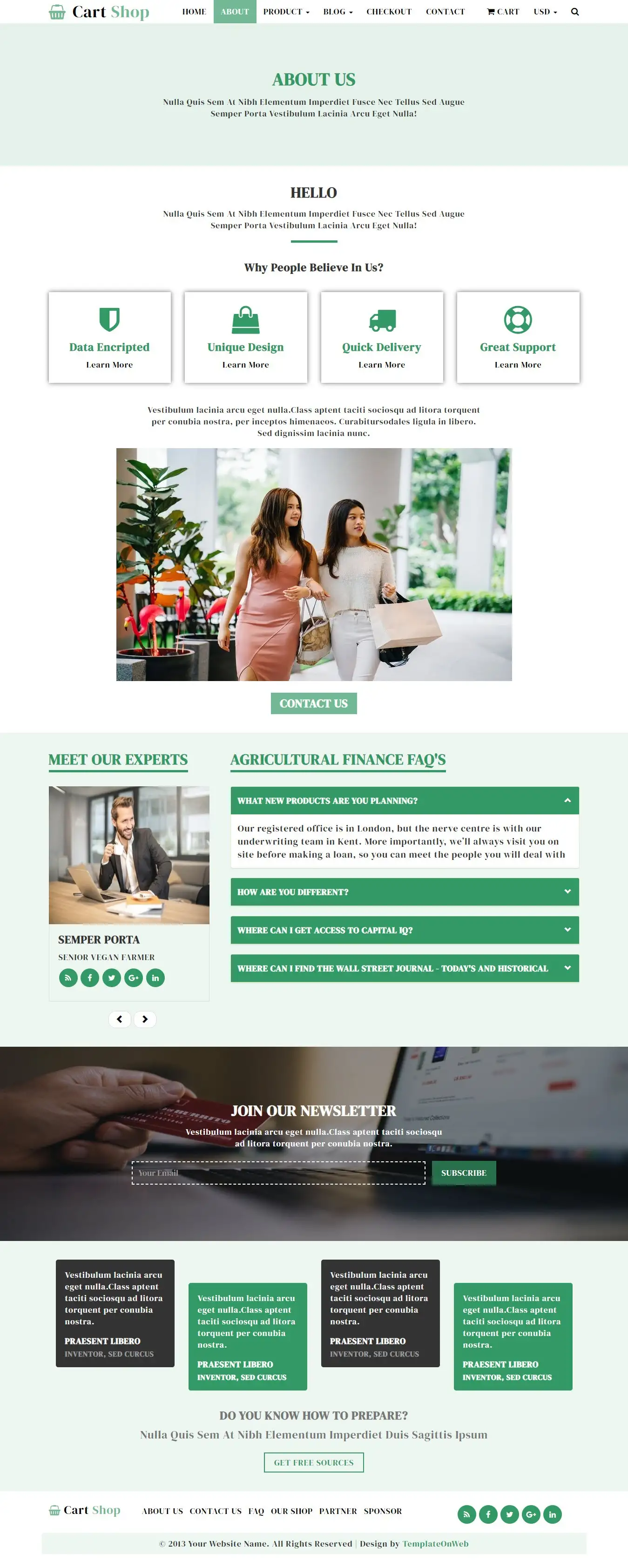 About product provider company