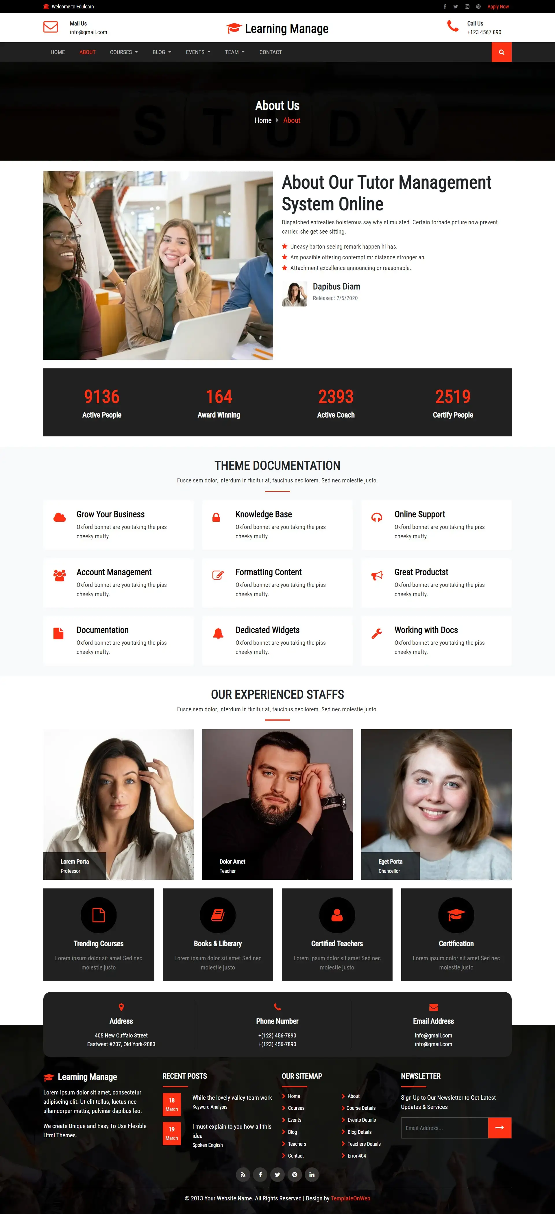 About learning management system