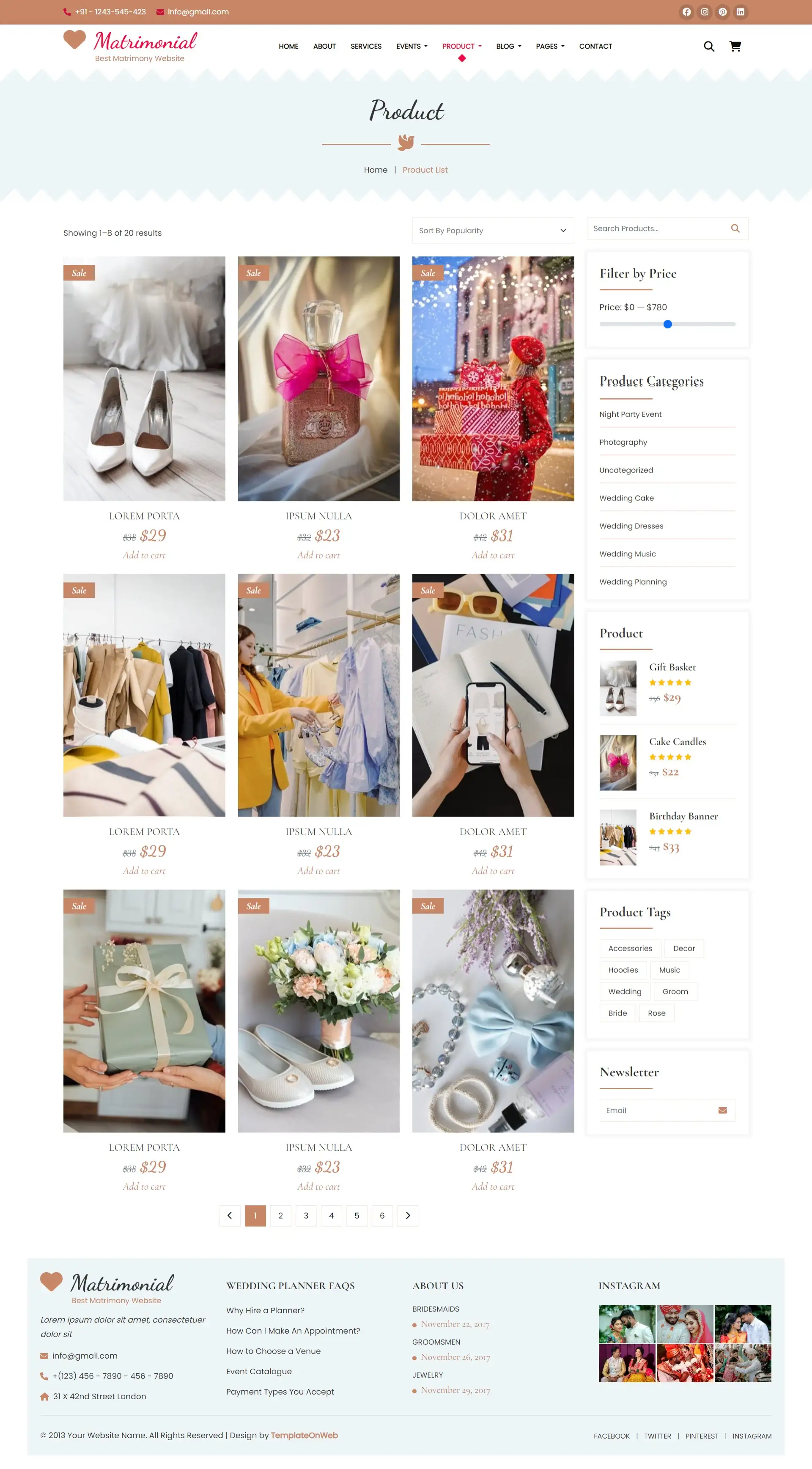 Indian wedding accessories shop online