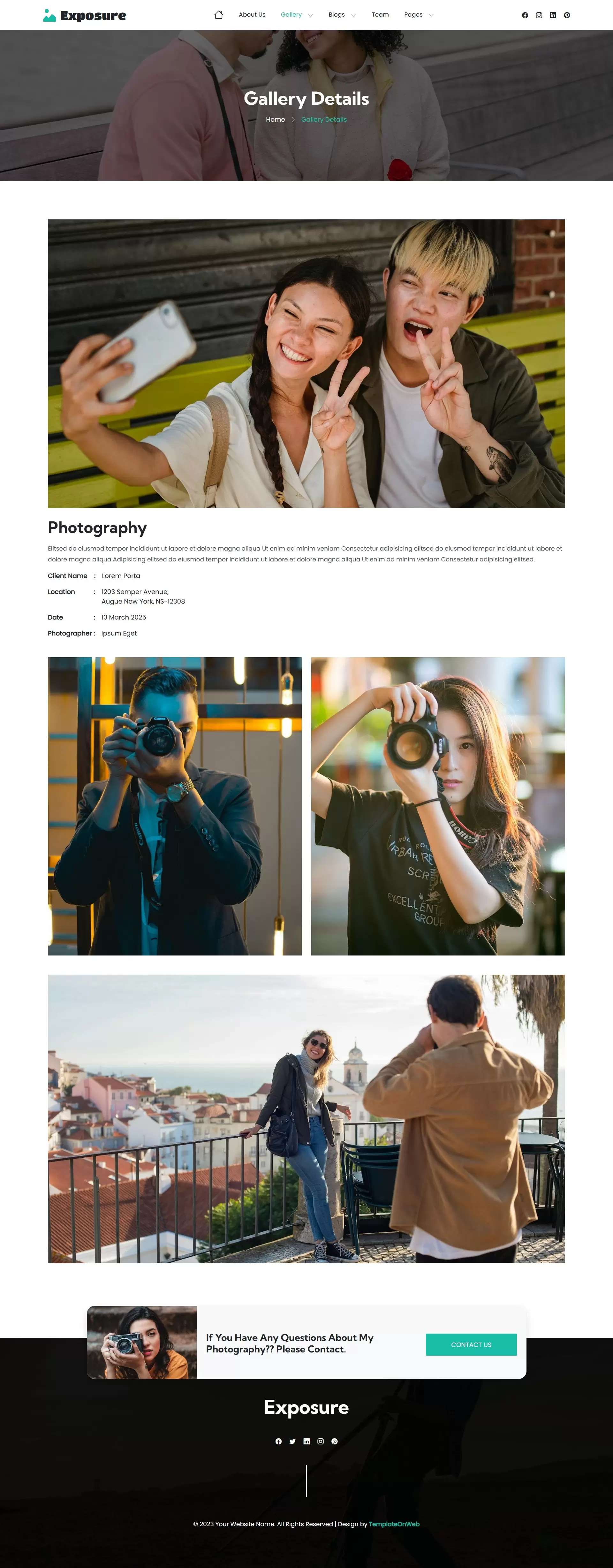 Describe photo or project details