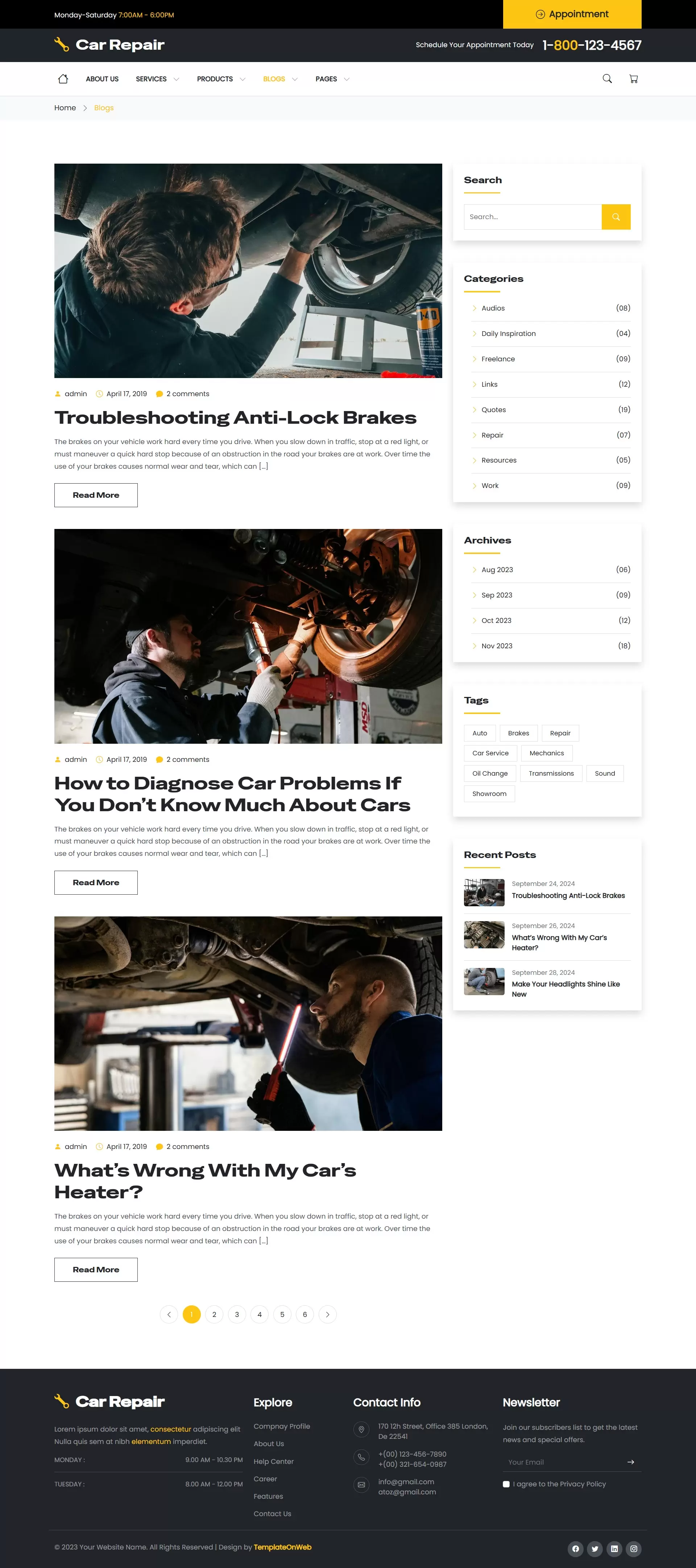 Blog Page – Auto care tips, promotions, and updates