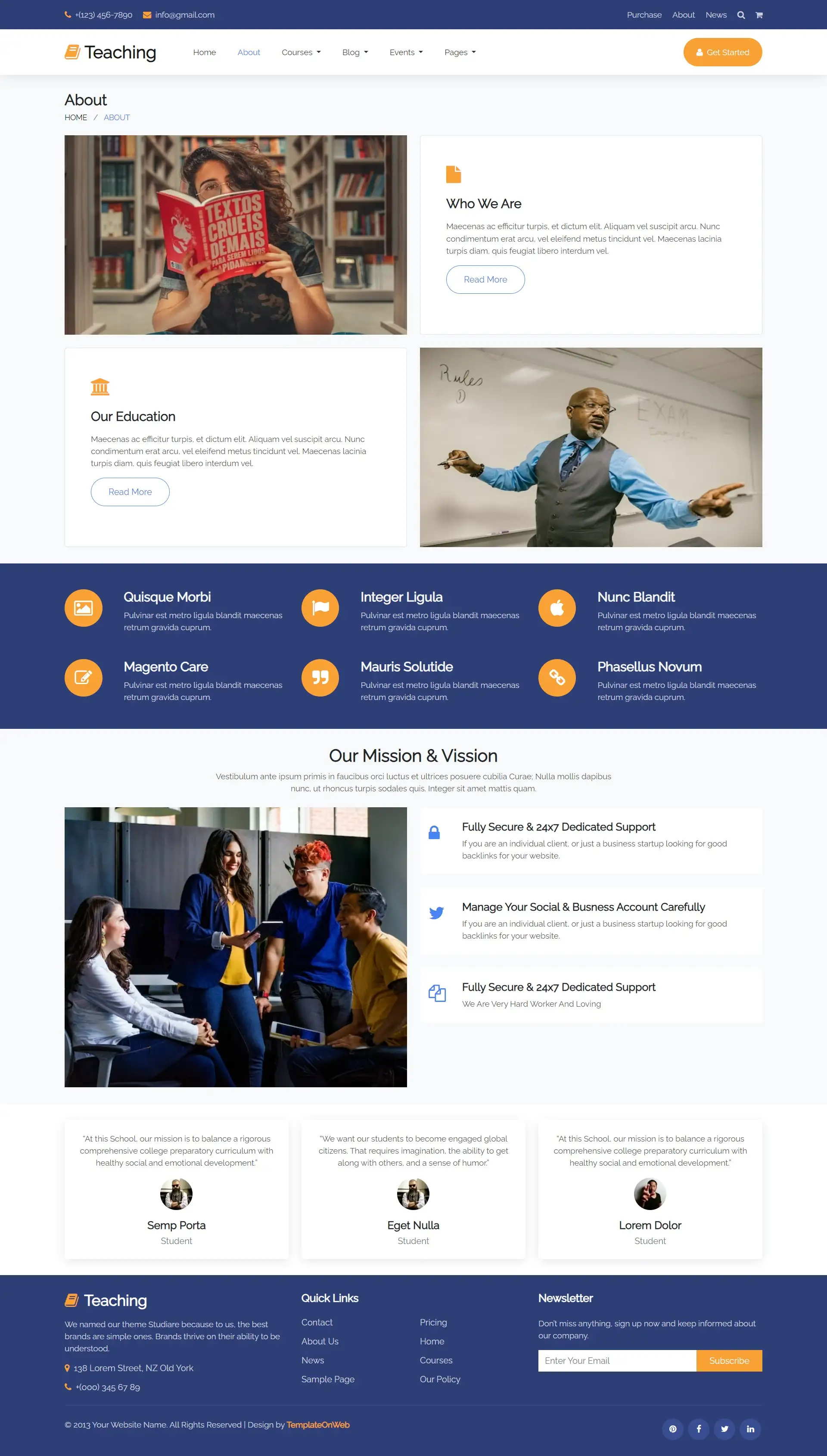 About education coaching training bootstrap5