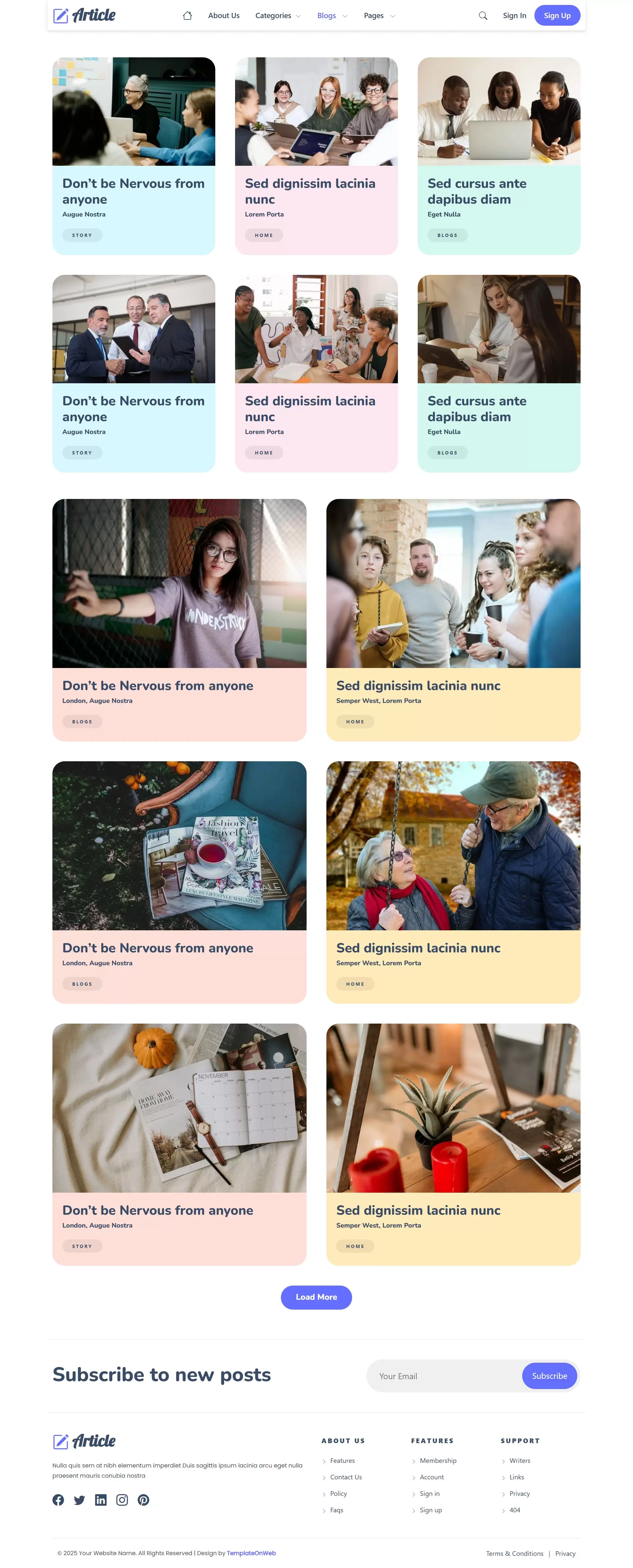 Blog listing page – latest education articles and posts