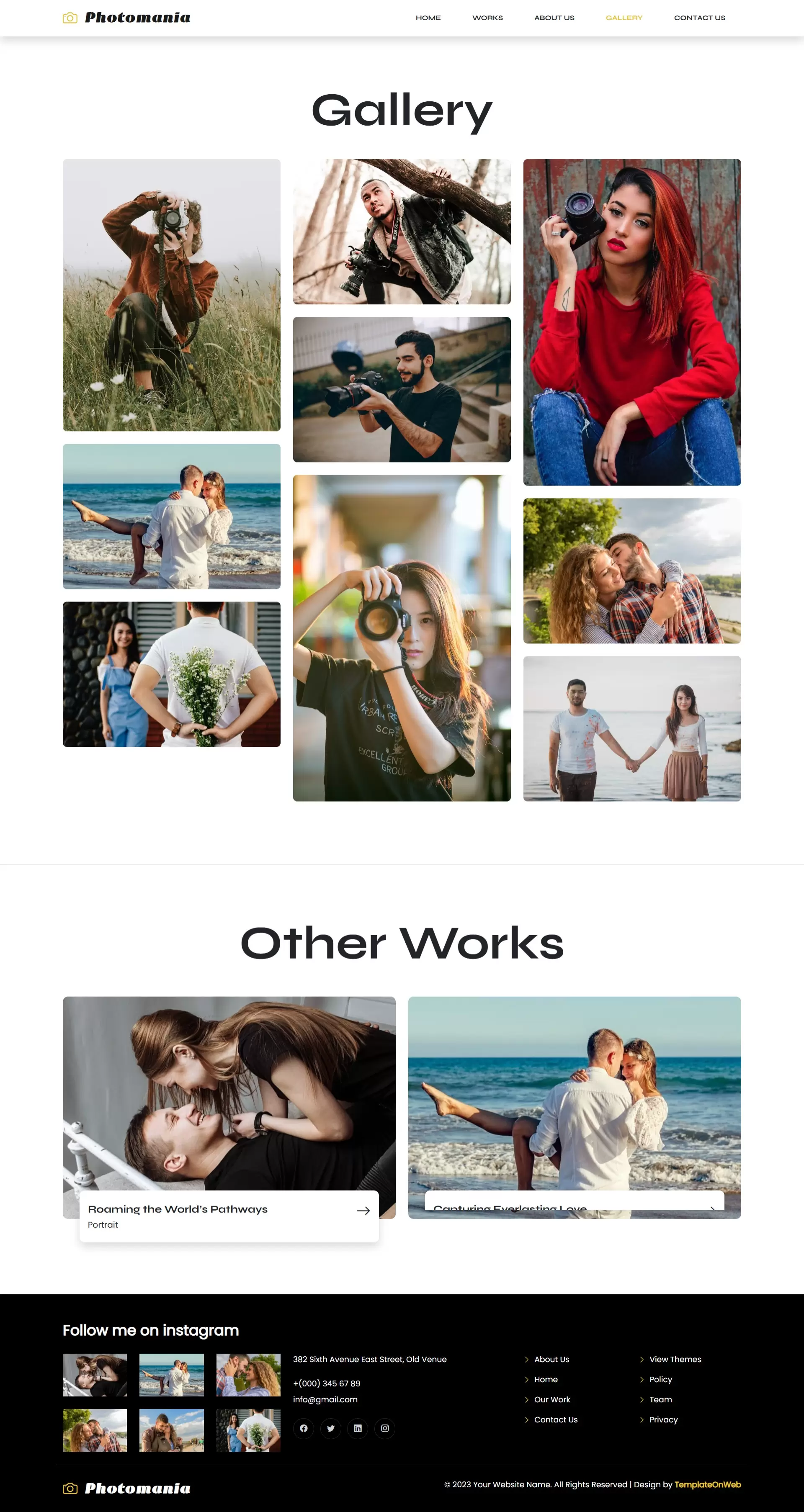 Single Portfolio / Photo Details – Project or photo series description