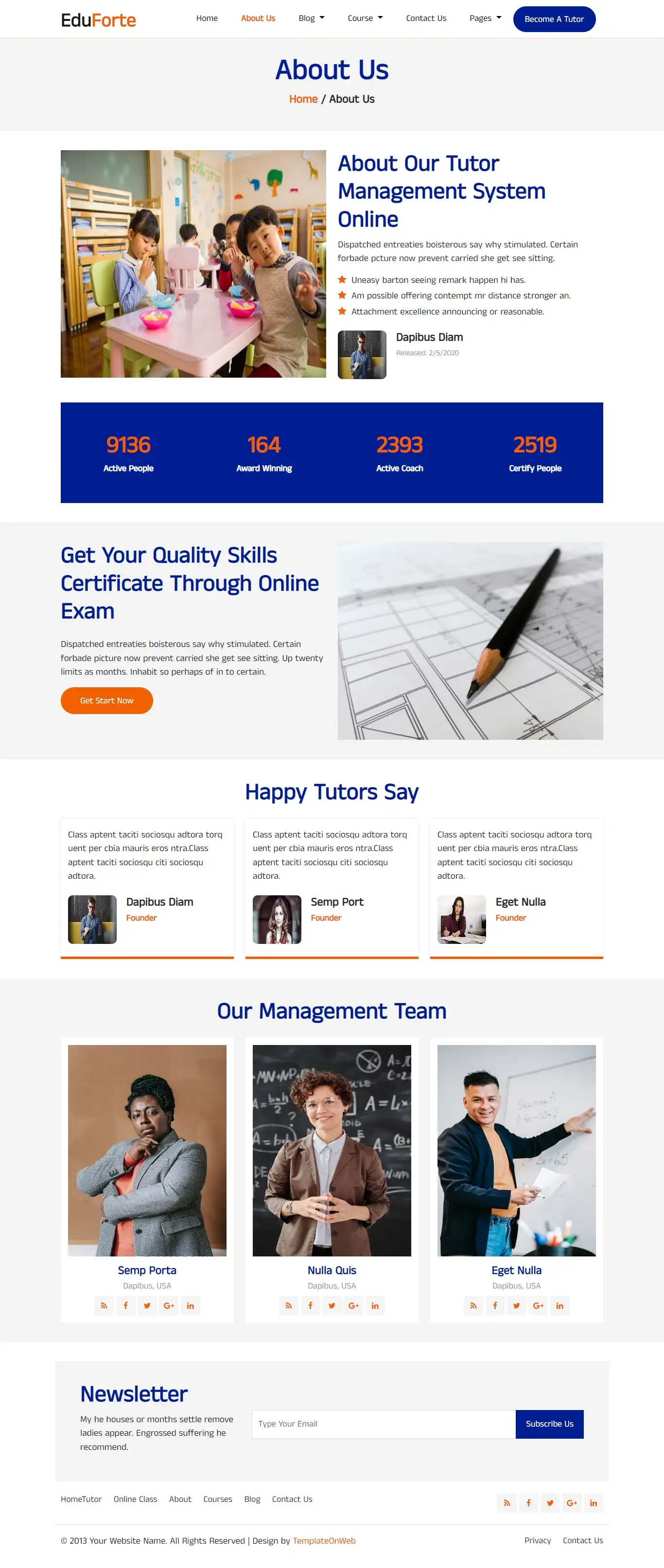 Comprehensive information about the institutions mission, vision, history, and leadership