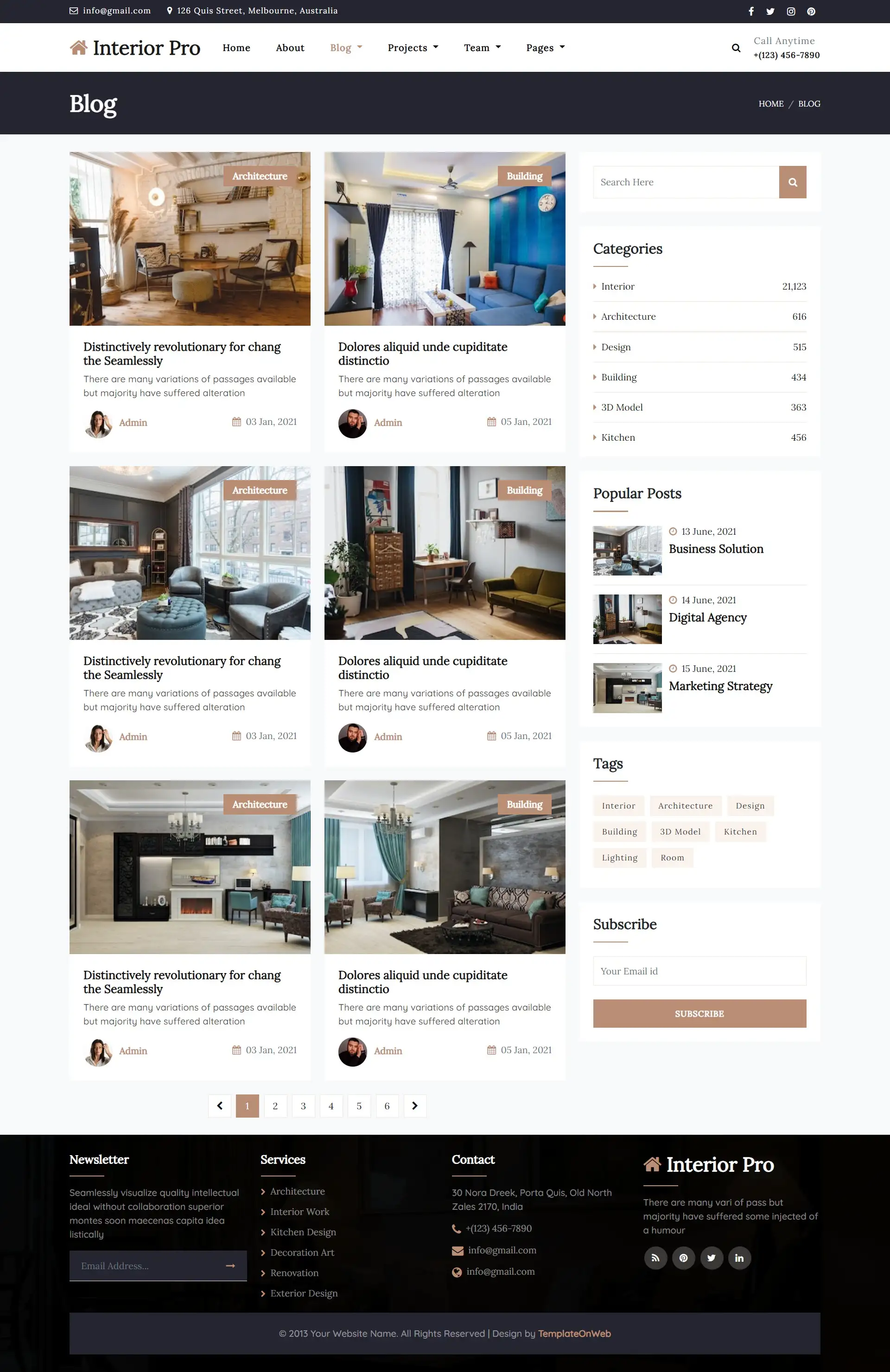 Furniture decoration ideas blogs page html