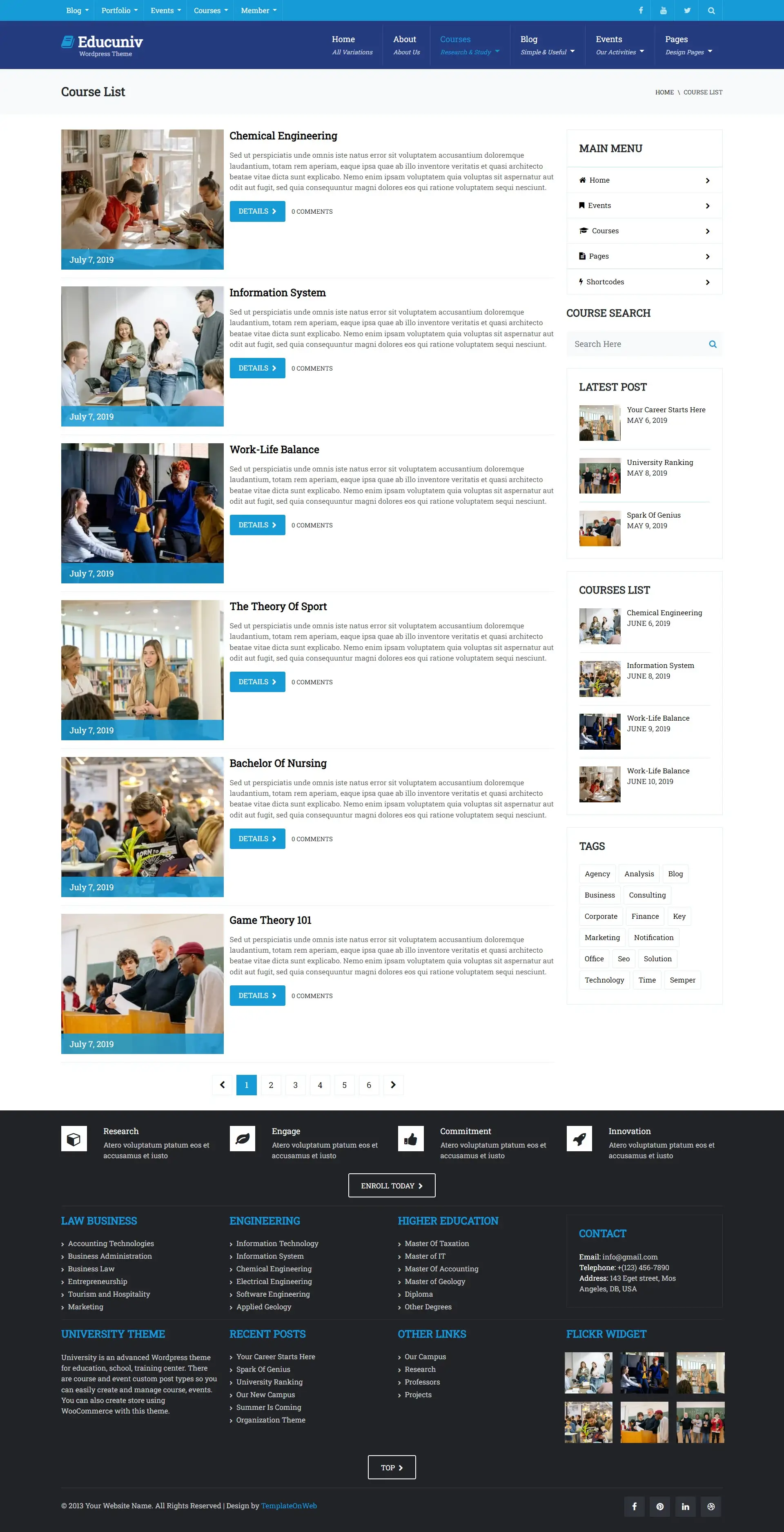 Academics online courses