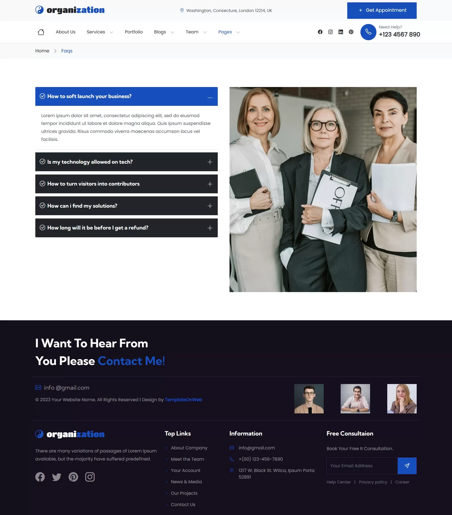 FAQ / Support – Customer assistance and knowledge base