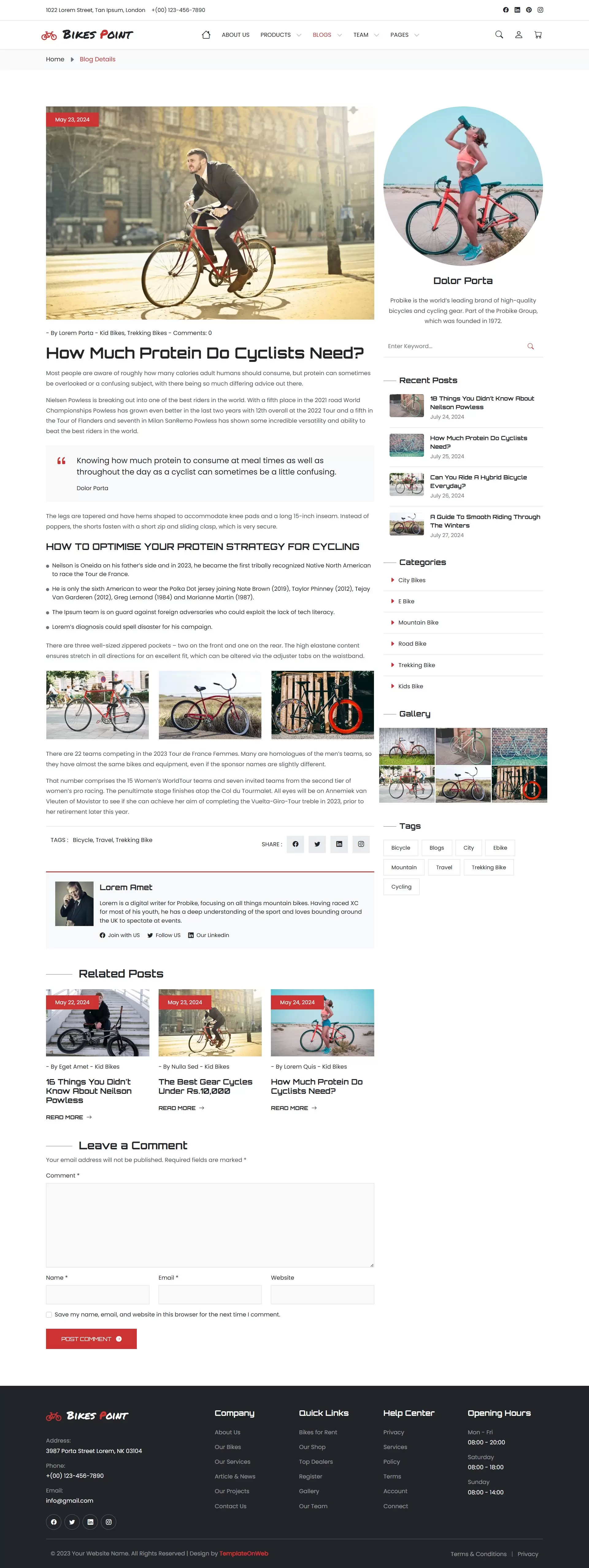 Infographic supporting blog content