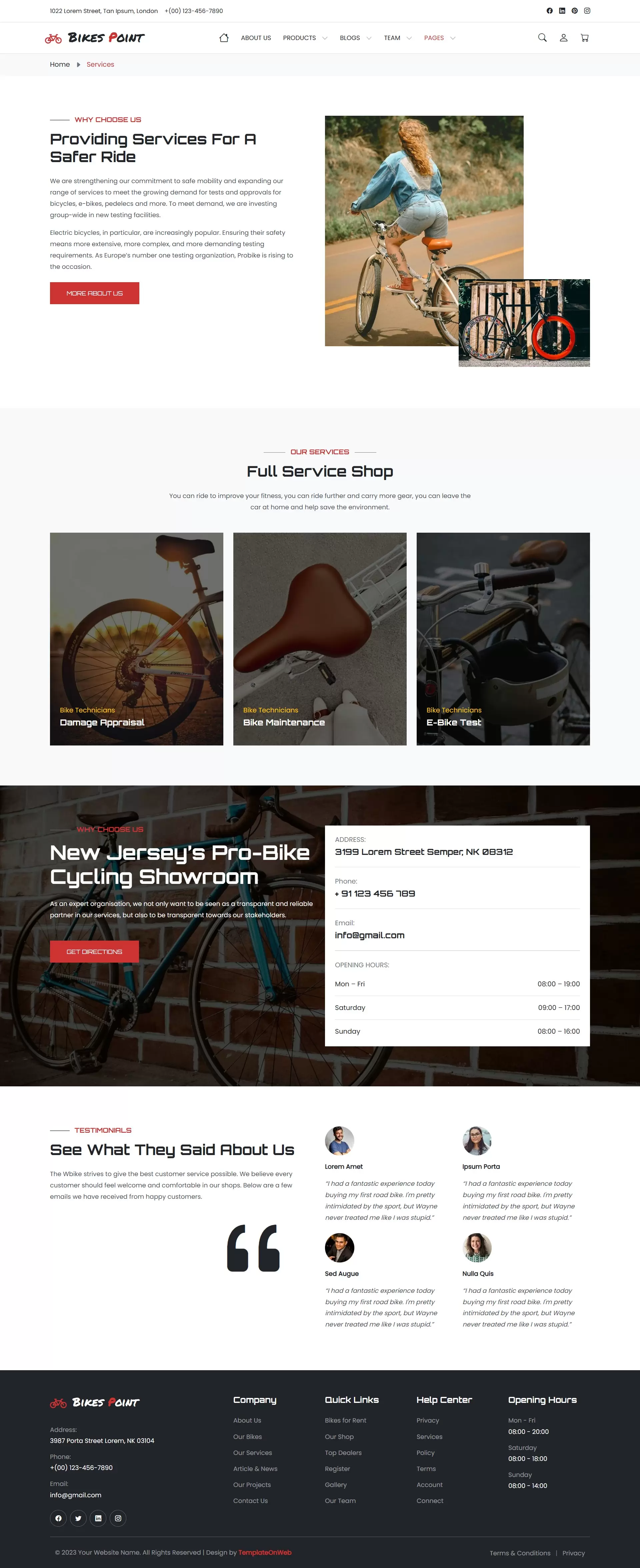 Overview of our professional services