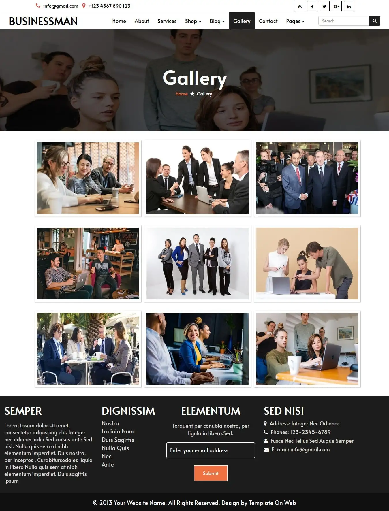 Business achievements image gallery