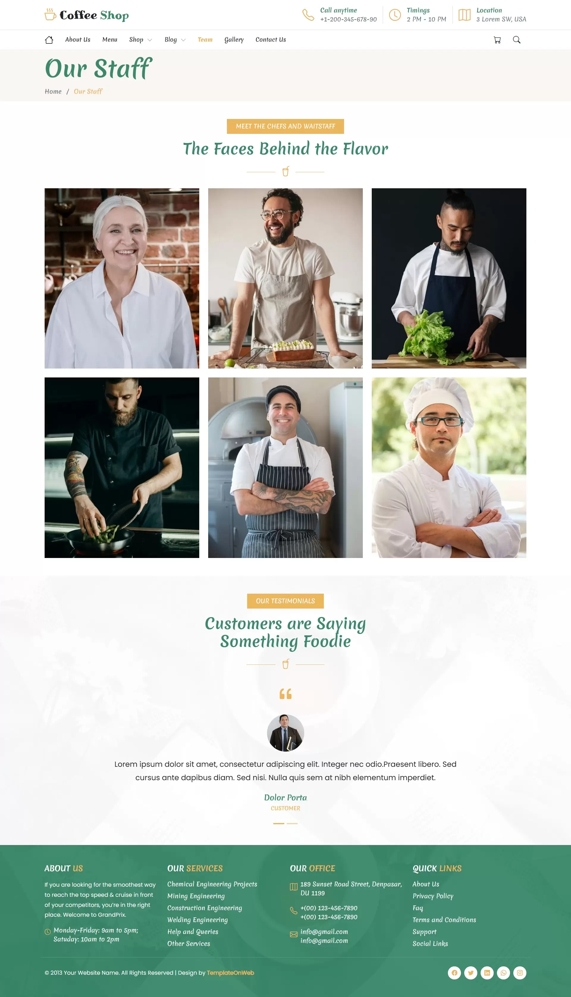 Coffee house teams ensuring smooth operations and a welcoming experience for customers