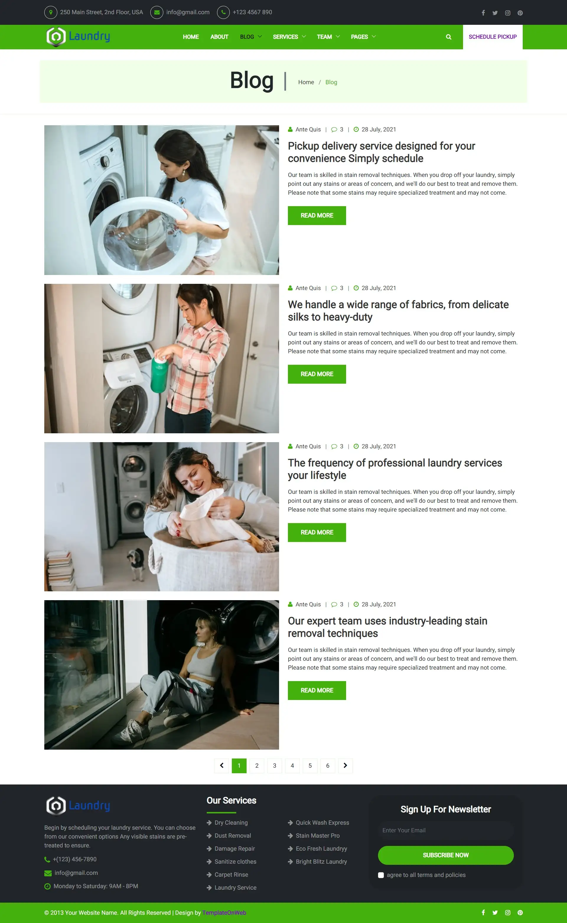 Tips tricks listing page for clothing care