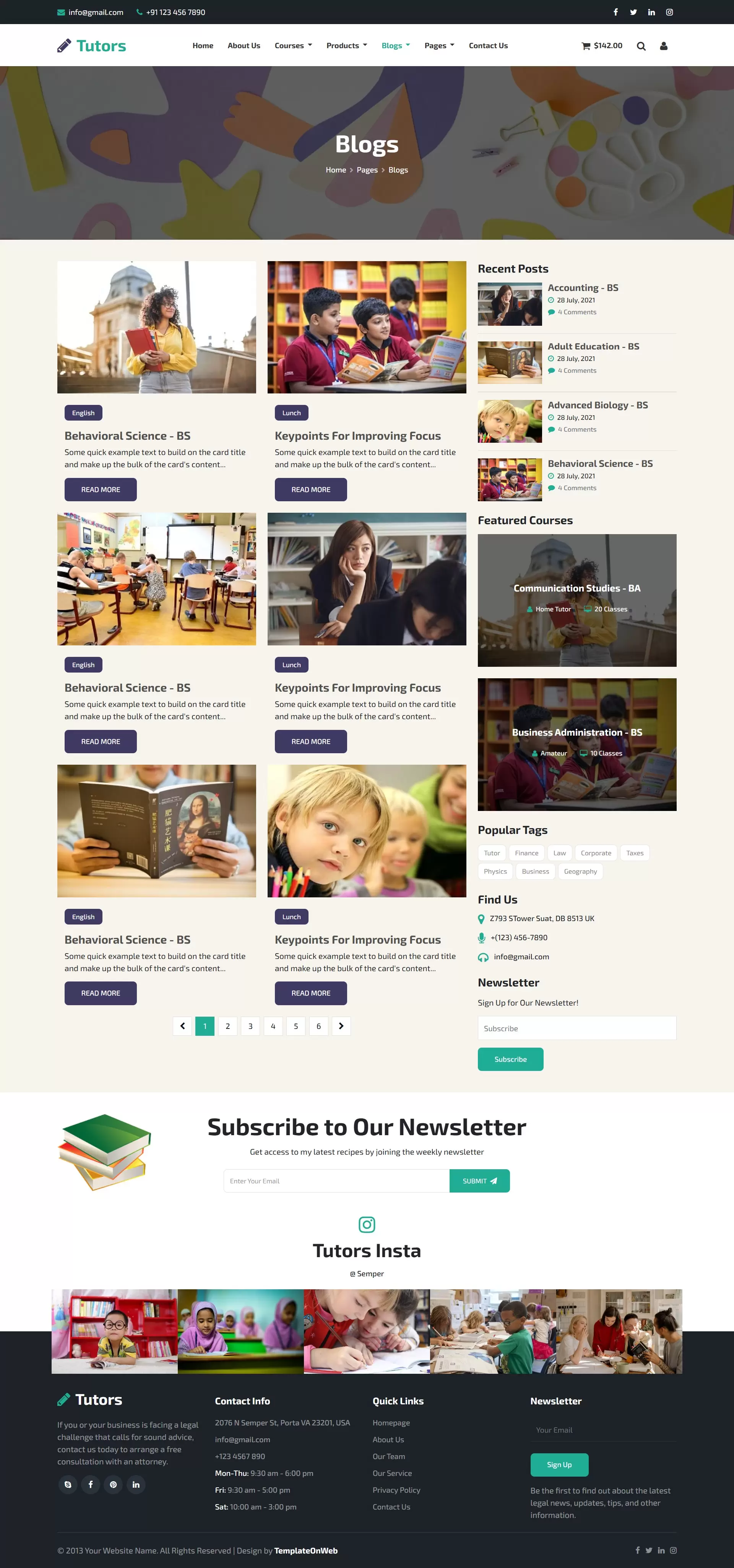 Engage students with free learning materials via blogs