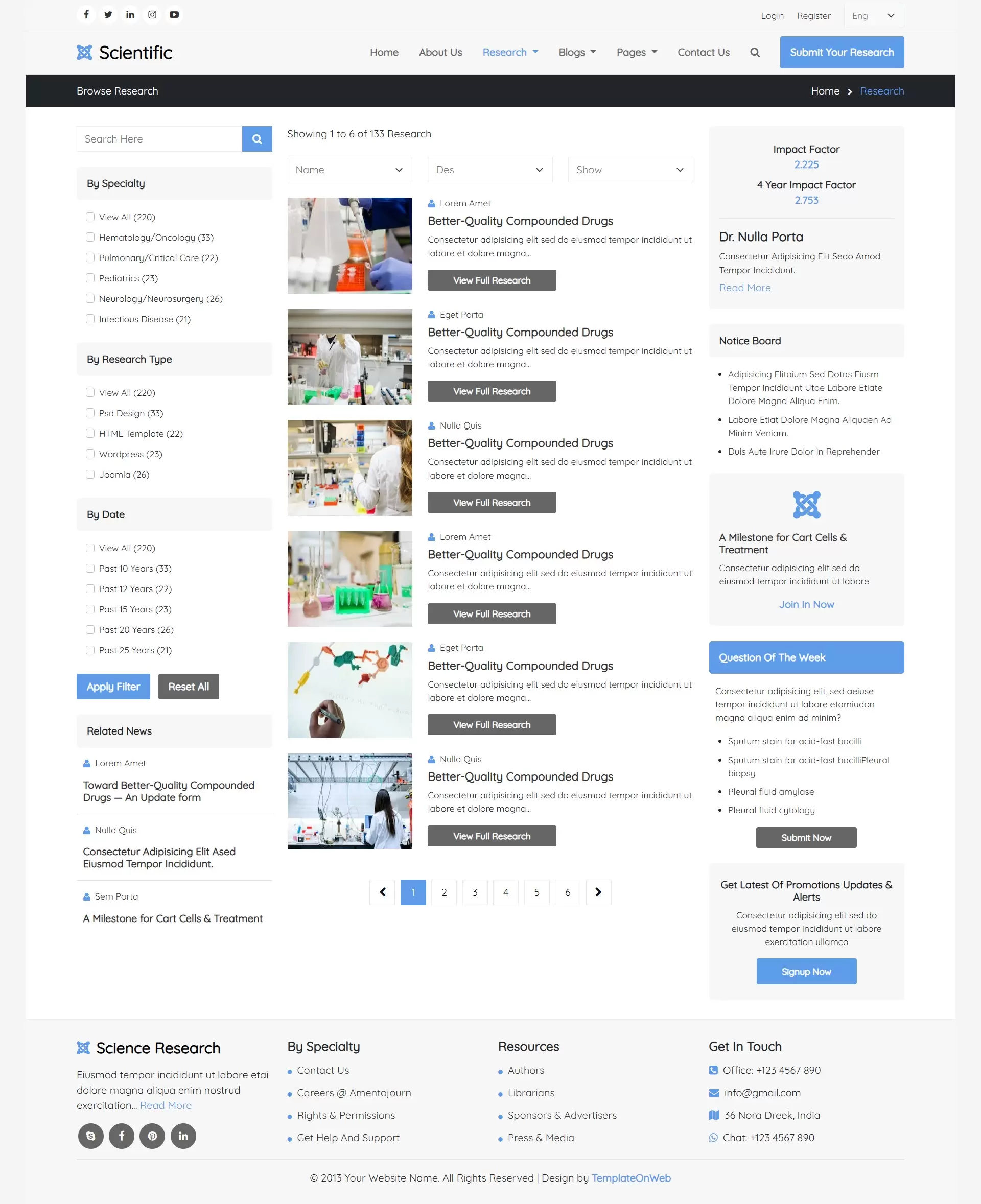 High-quality images, infographics, and research summaries