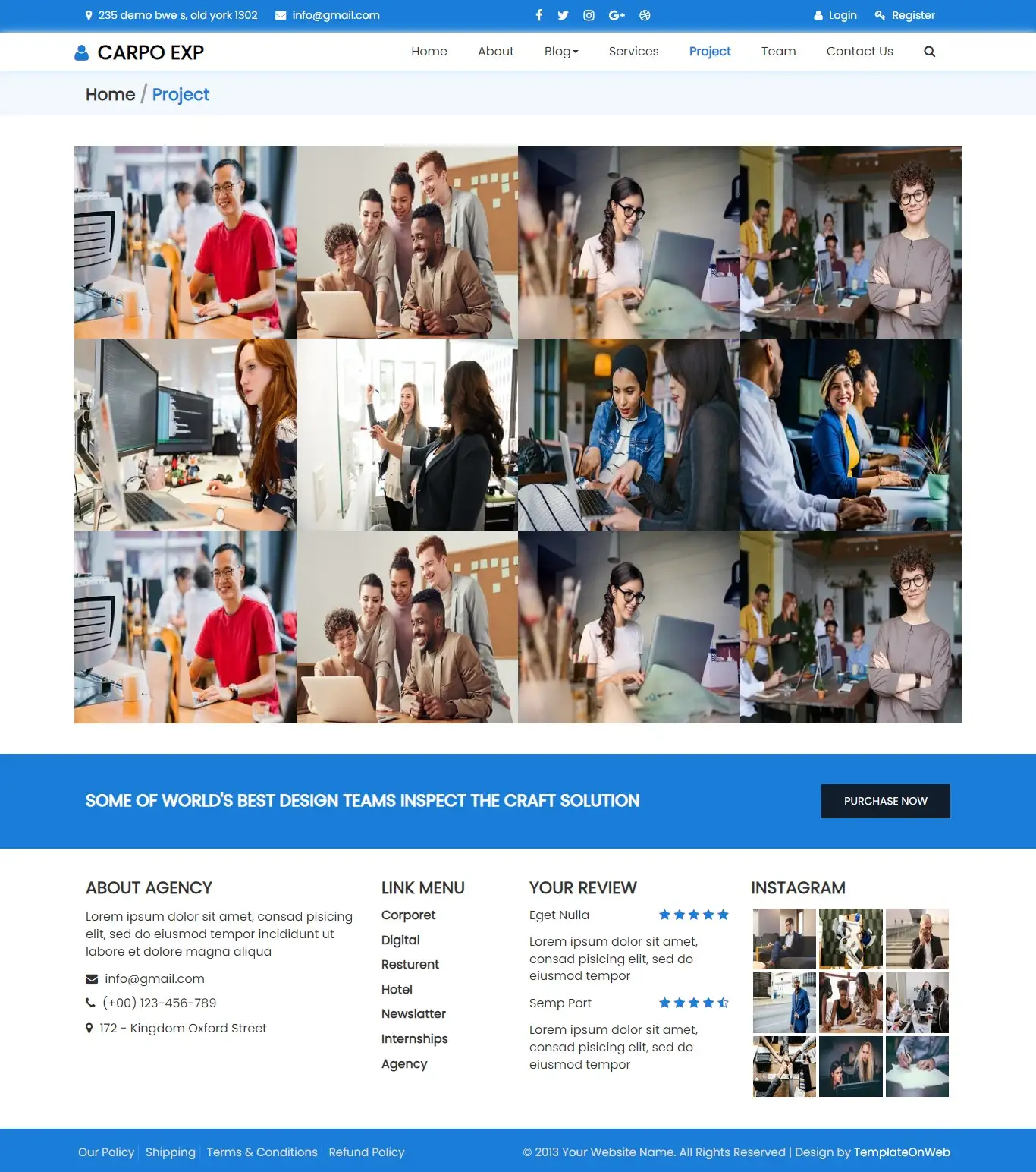 Business projects gallery