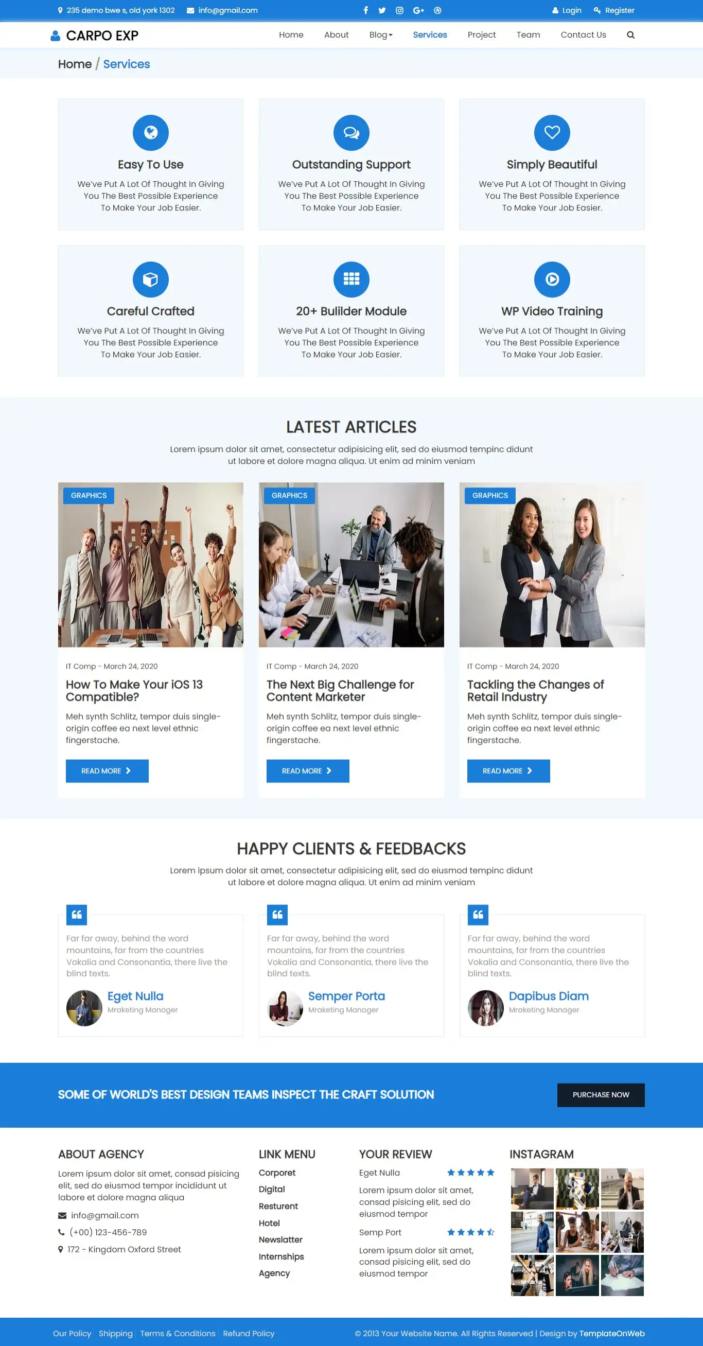 Responsive business services