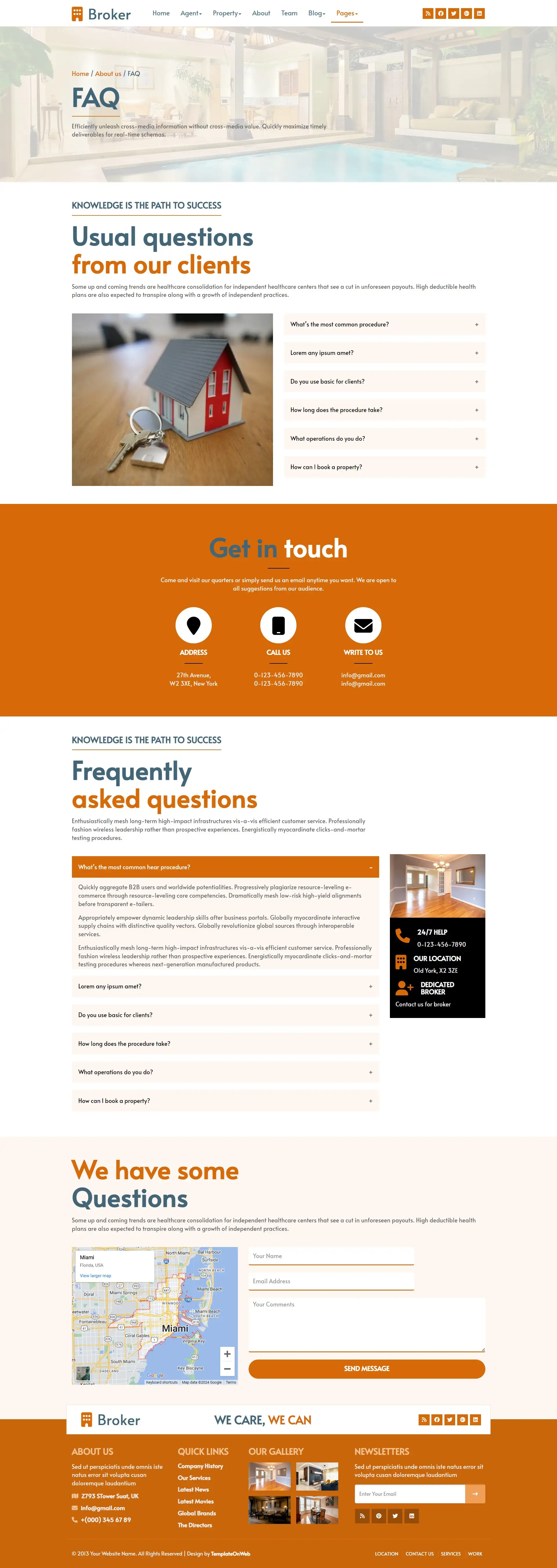 Common property queries about buying