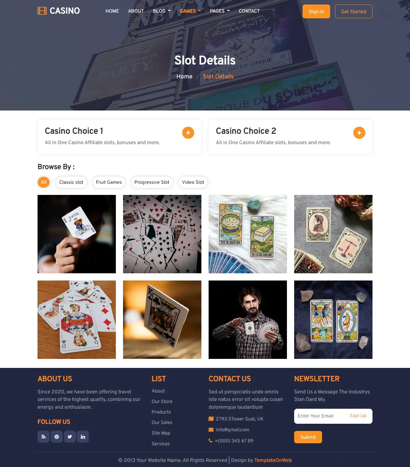 Play best casino game details