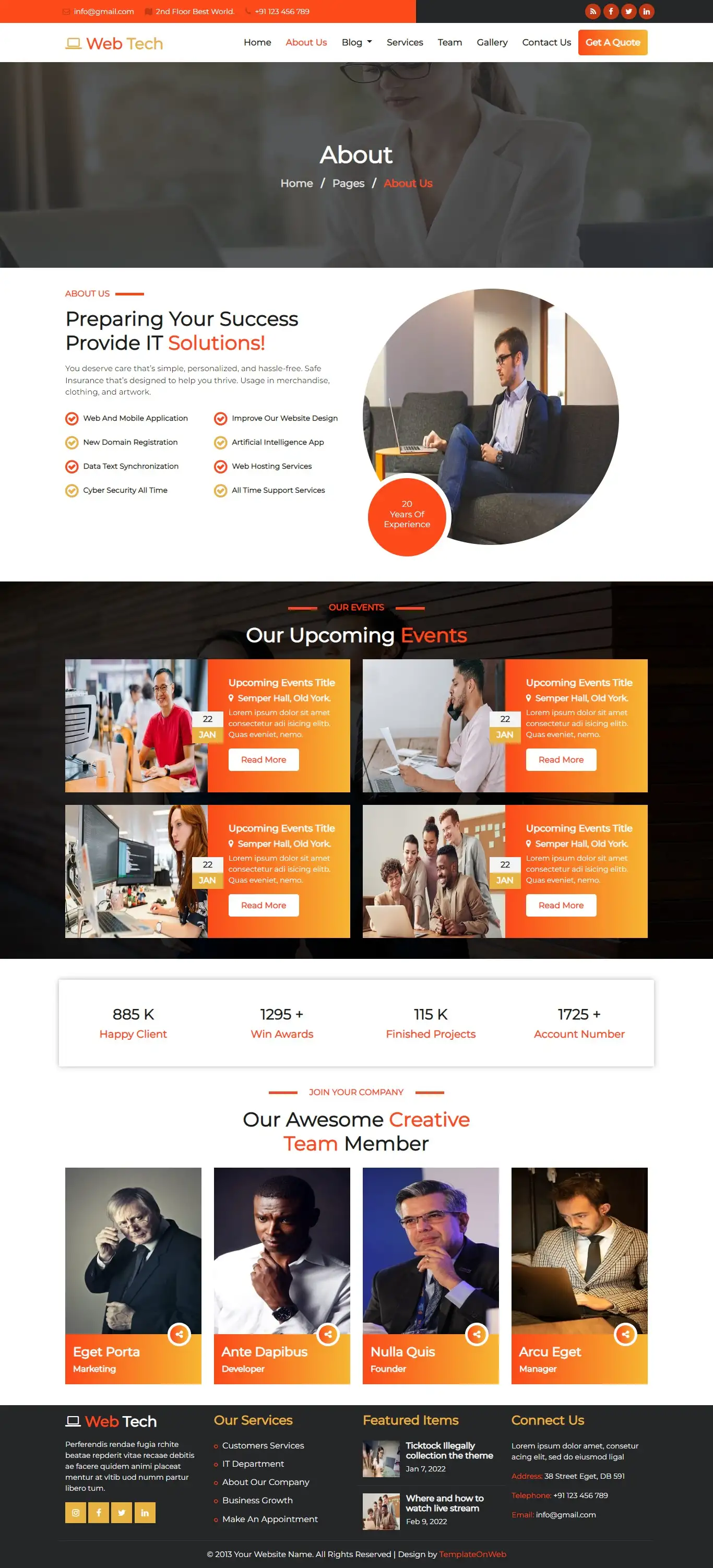 About website development company