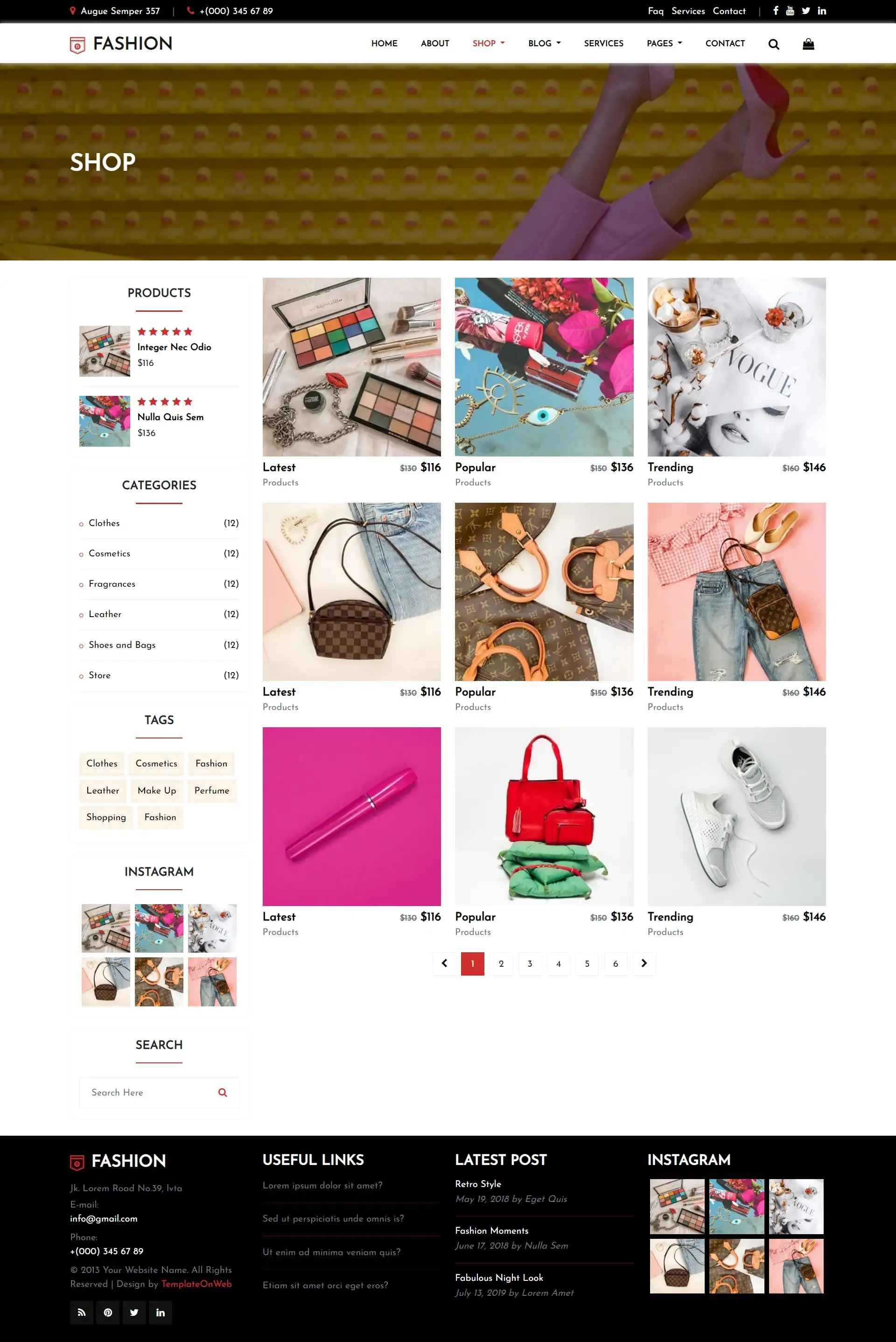 Clothing construction shopping cart