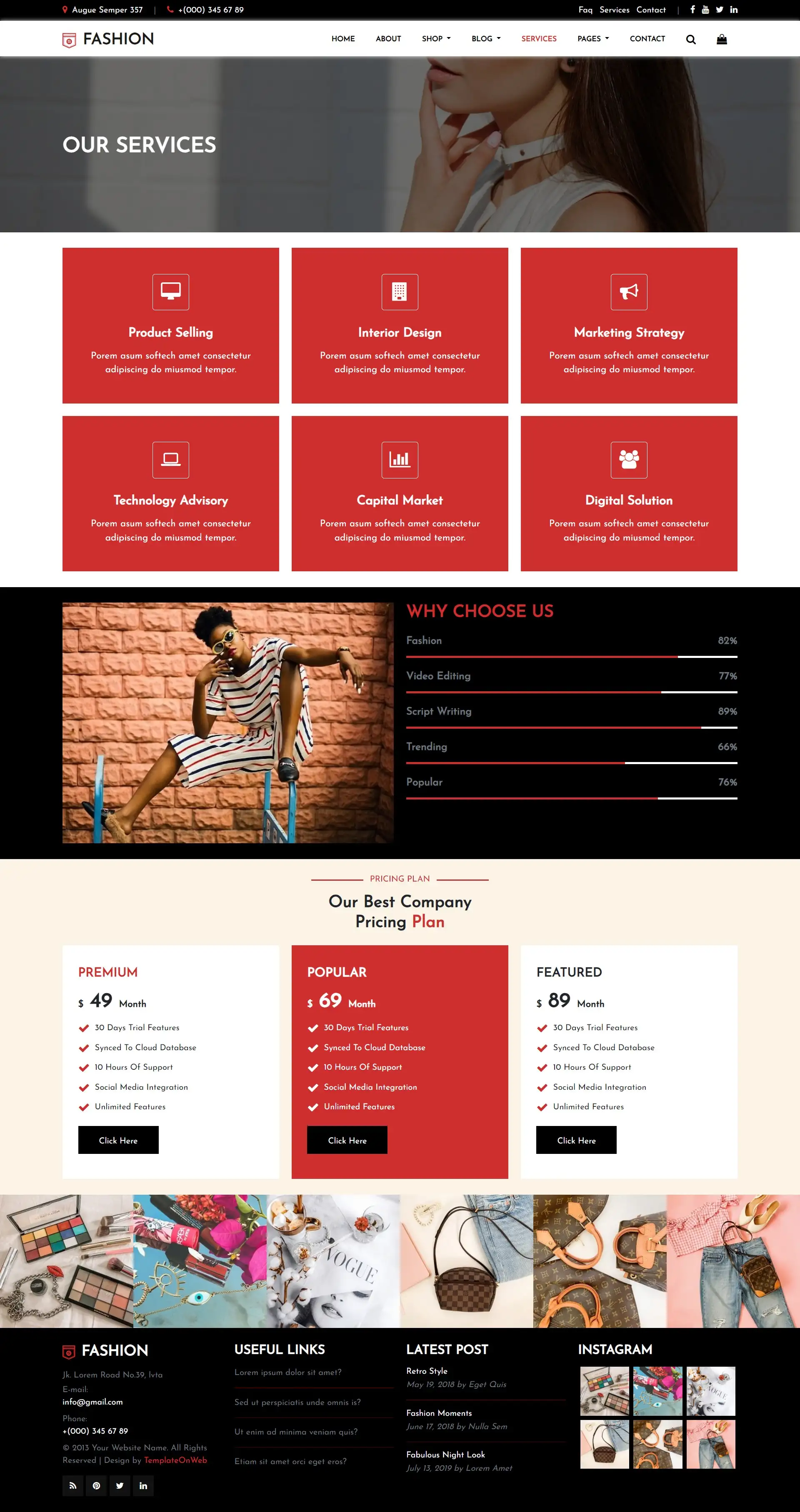 Fashion designing services