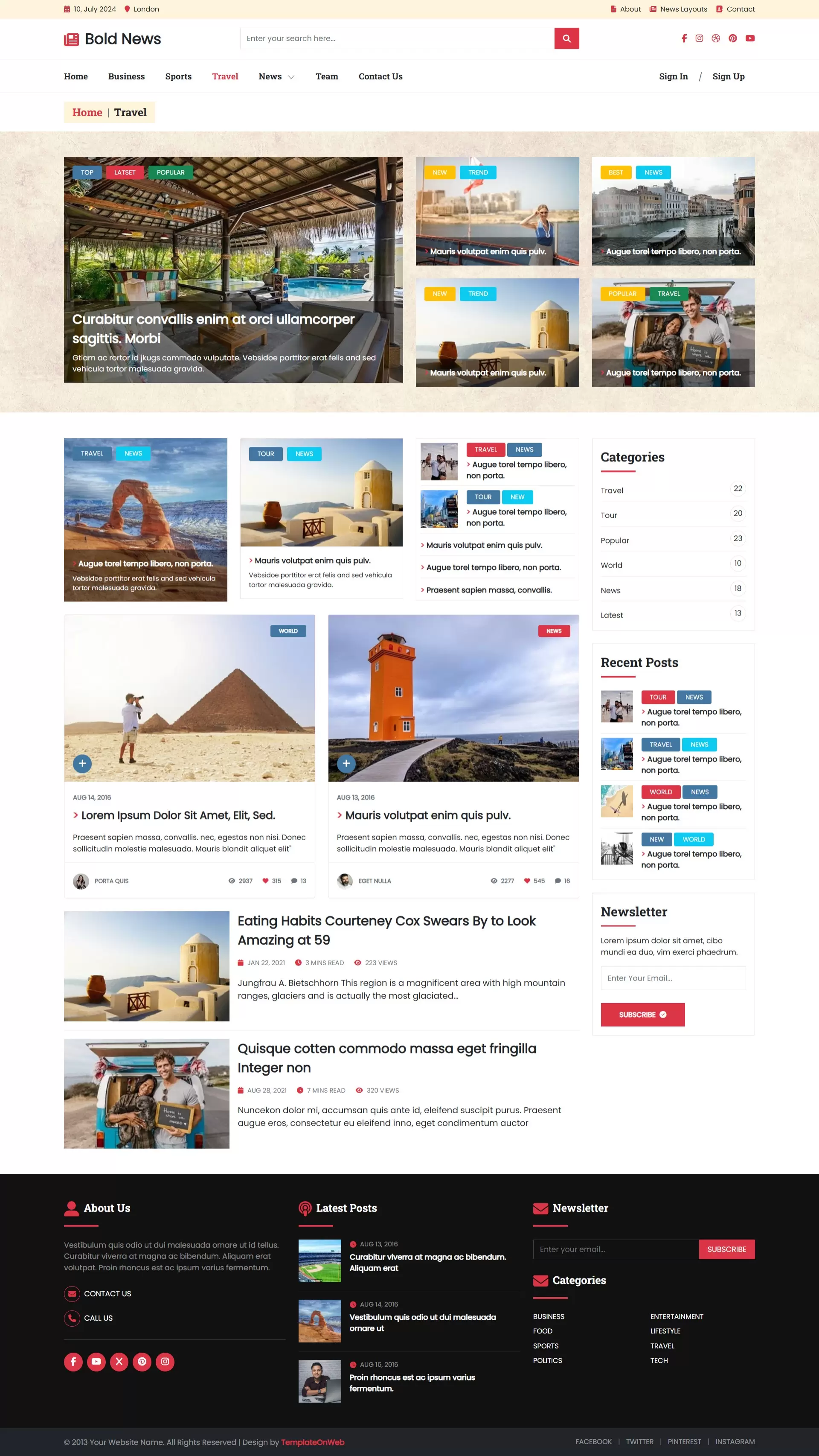 Travel news provides up-to-date information on the tourism industry