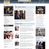 Business portal website template home page