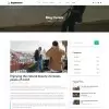 Blog details page layout html in Bootstrap 5