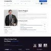 Organization top level team details with expertise and experience