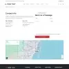 Contact and location details with integrated Google Maps