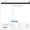 Html form for users to submit new scientific research