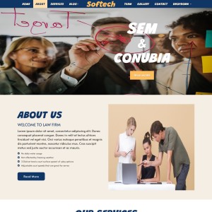 IT company html template home page design