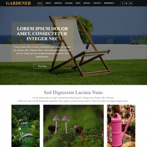 Responsive Nature Home Page