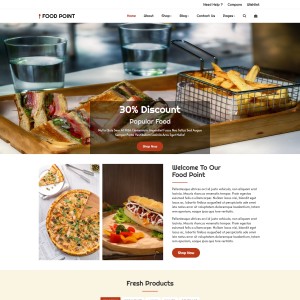 Order food online website template html