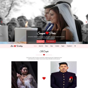 Online Wedding Function Home Page