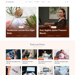 Responsive Blog Template for Writers and Creators - TemplateOnWeb