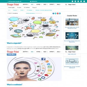 technology and developer related blog template