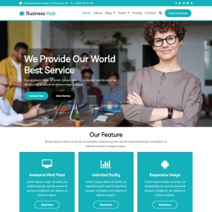 Business html website home page