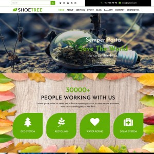 One page website template home page html