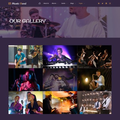 Photos and videos gallery from gigs/festivals