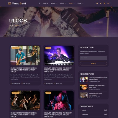 Blog post cover showing new music release announcement