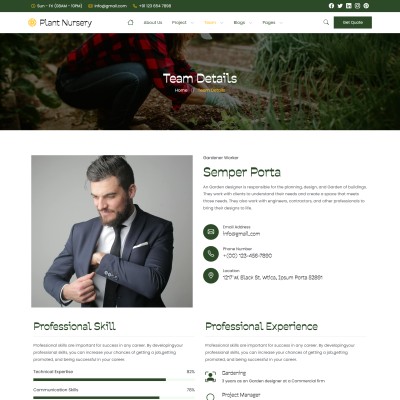 Profile picture of plant care expert with bio and experience